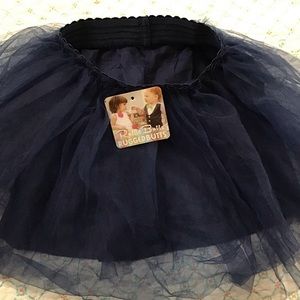 Ruffle Butts navy blue tulle skirt NWT